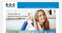 Desktop Screenshot of bge.se