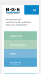 Mobile Screenshot of bge.se