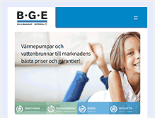 Tablet Screenshot of bge.se
