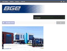 Tablet Screenshot of bge.com.au